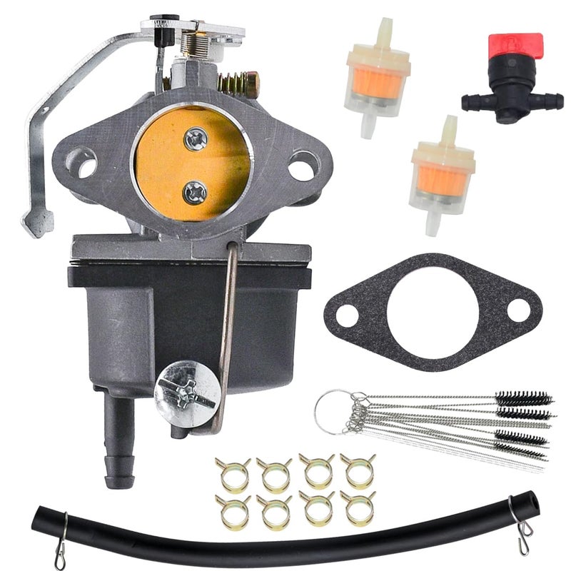 JDLLONG 640353 Carburetor Fits for Tecumseh OH318EA OH318XA OHM100 OHM90-222309C 4 Cycle Horizontal Engine 640285 640289 640328 640329 Carb w/Gasket - Image 1